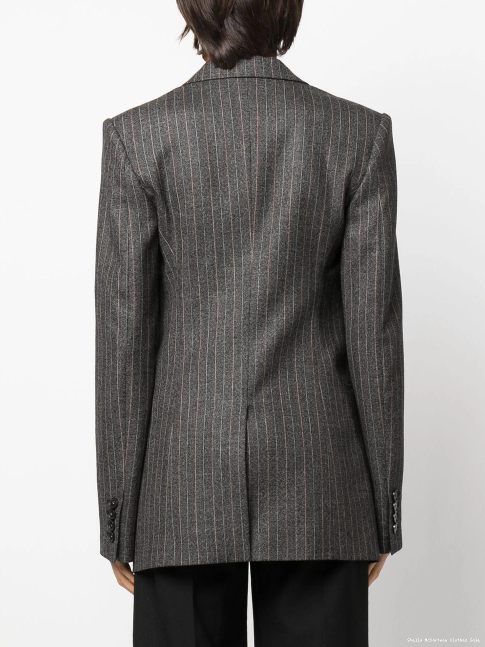 Cheap Stella single-breasted McCartney pinstripe blazer Women 0713